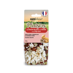 Plaisirs aux Flocons de Pois, à la Tomate et au Pop-corn - Hamiform