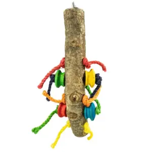 Perchoir en bois coloré - Petlala