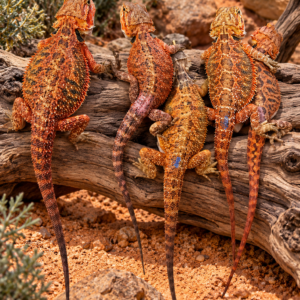 Pogona vitticeps "red"