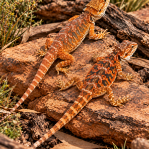 Pogona vitticeps - extreme red